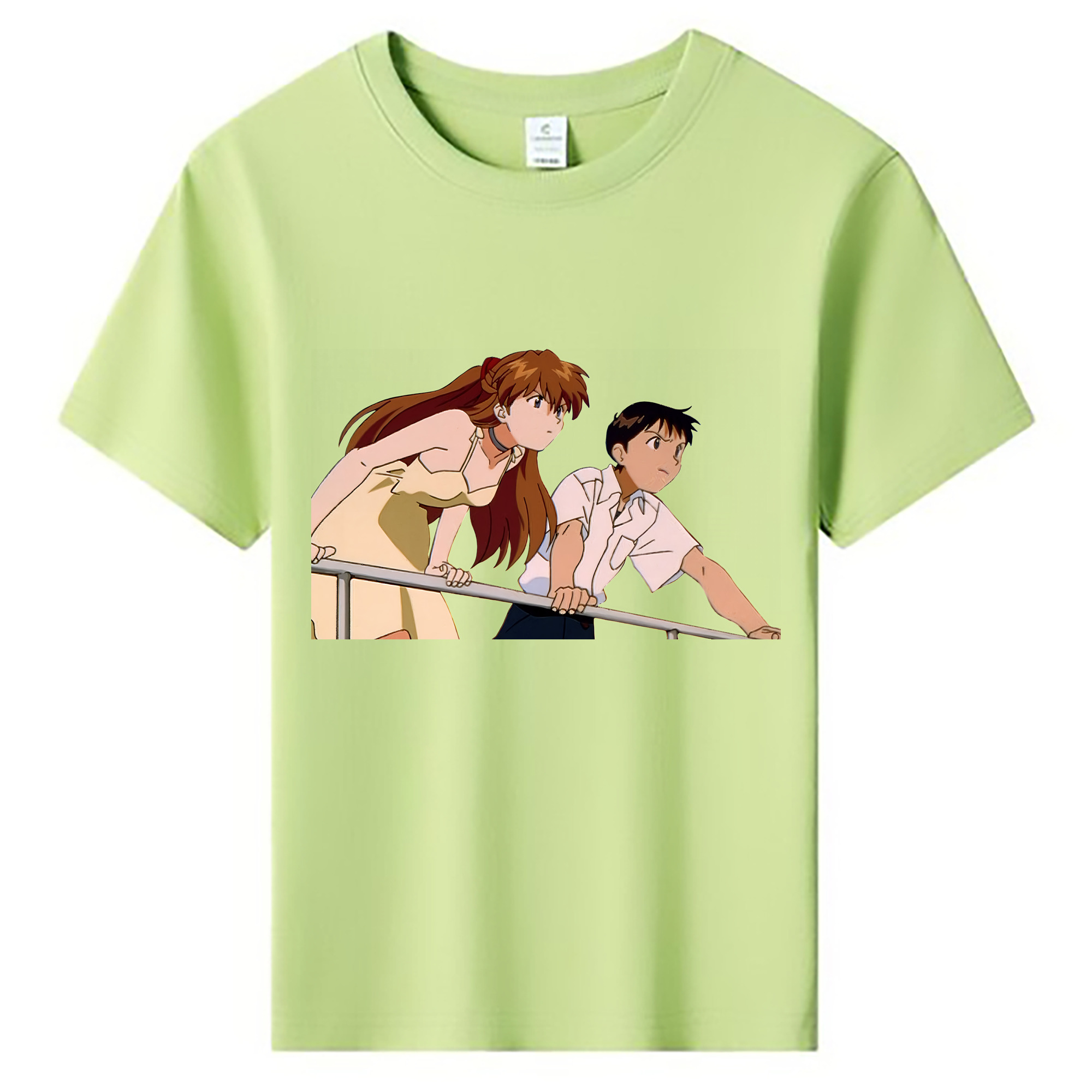 （画像用） EVA 新世紀エヴァンゲリオン 綿100％キッズTシャツ（フロントプリント）